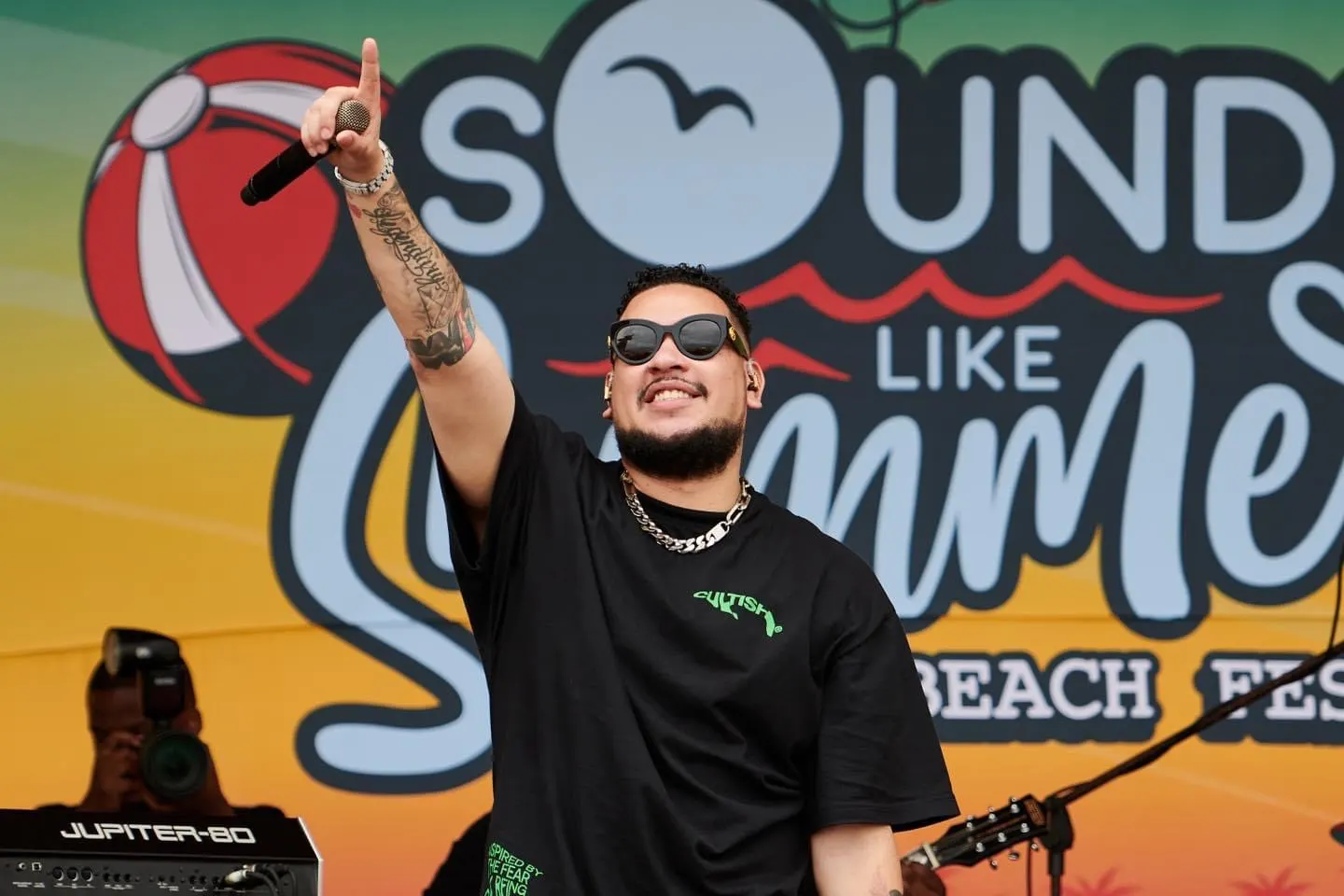 Brand activation at a music festival