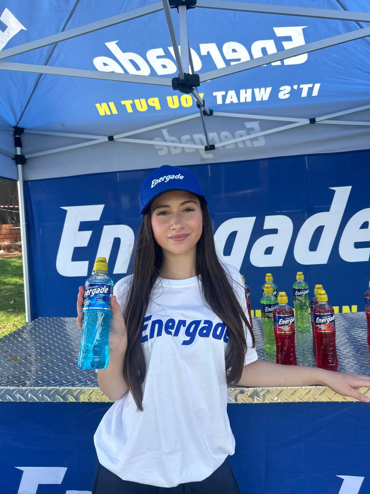 Energade promoter at an Eastern Cape sampling activation