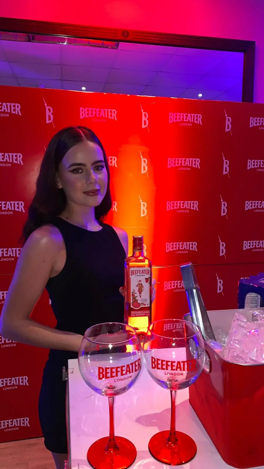 Beefeater brand ambassador at a North West bar activation